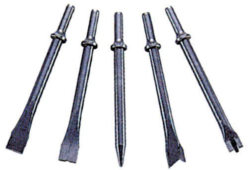 Набор зубил для пневмомолотка, 5 предметов, 175 мм