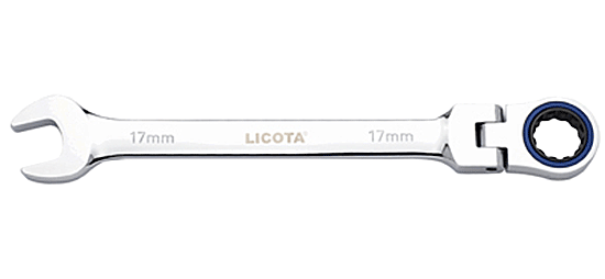 Ключ комбинированный трещоточный гибкий 72 зуба 24мм