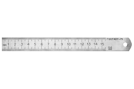Линейка металлическая 300х20 мм