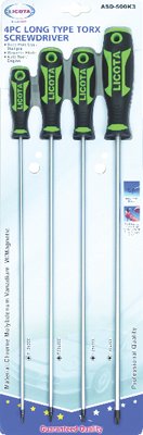 Набор длинных отверток Торкс 4пр.