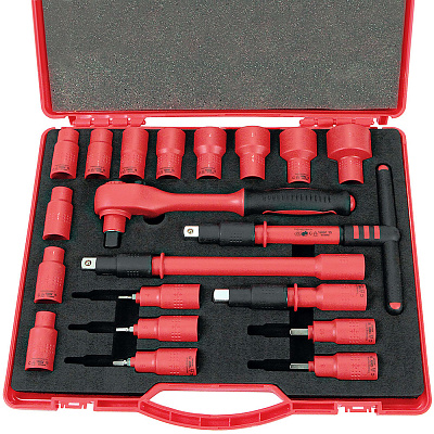 Набор диэлектрических инструментов 1/2" VDE 1000V