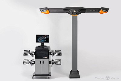 Стенд сход-развал Техно Вектор 7 3D, 4 камеры, напольное крепление