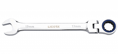 Ключ комбинированный трещоточный гибкий 72 зуба 9мм