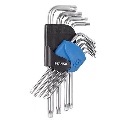 Набор угловых ключей Torx длинных 9шт.