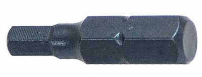 Бита усиленная 1/4" шестигранная H1.5 25мм