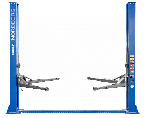 Подъемник двухстоечный, электрогидравлический, г/п 4 т, 220В, синий