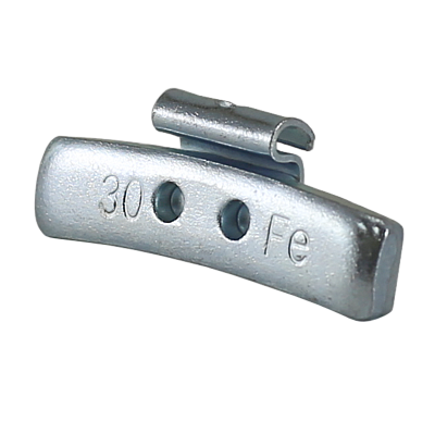 Грузик балансировочный для штампованных дисков (сталь "Fe"), 10 гр. (100шт/уп)