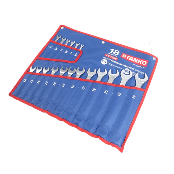 Набор ключей комбинированных 18 предметов (8-32мм)