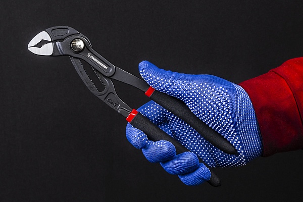 Клещи переставные с кнопочным фиксатором, 250 мм