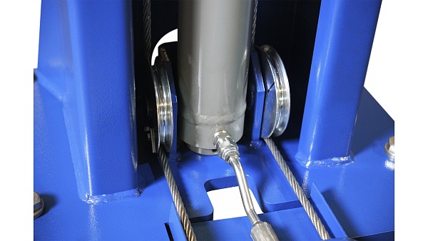 Подъемник двухстоечный, электрогидравлический, г/п 4 т, 380В, синий