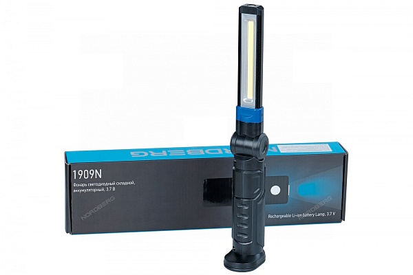 Фонарь светодиодный, складной, аккумуляторный, 3,7В