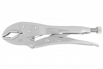 Ручные тиски струбцина с V-образными губками под гайку, 250мм