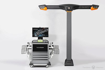 Стенд сход-развал Техно Вектор 7 3D, 4 камеры, напольное крепление