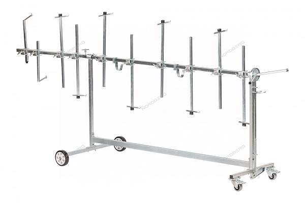 Стенд для окраски деталей, вращающийся, усиленный