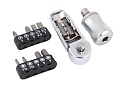 Отвертка трещоточная со сменными вставками1/4", 12 пр.