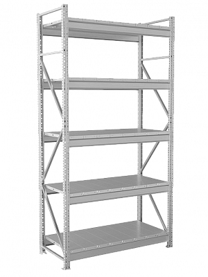 Стеллаж 5 полок MS PRO 2000х900X400