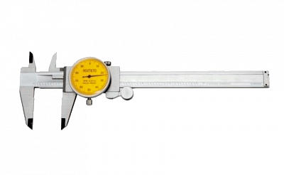 Штангенциркуль с отсчетом по круговой шкале 0,02 мм, 0—150 мм