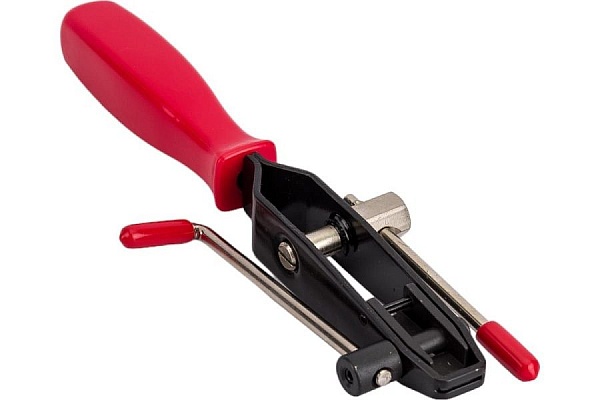 Приспособление с резаком для установки ленточных хомутов ШРУСа