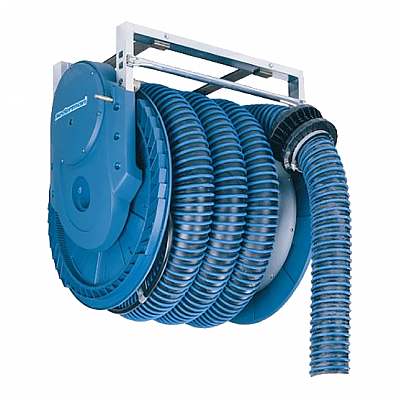 Катушка с пружиной 865 для удаления выхлопных газов, шланг ø100мм NTP (150C), длина 7,5 м