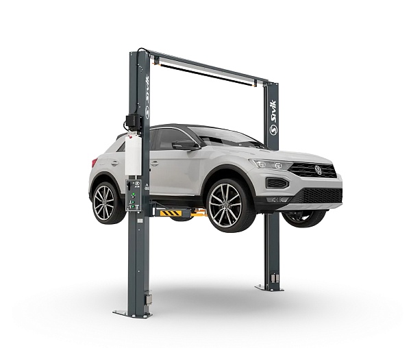 Подъемник двухстоечный, электрогидравлический, г/п 4.2 т, асимметричный