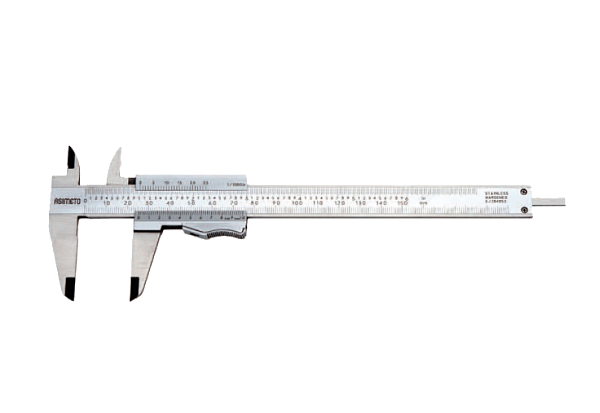 Штангенциркуль нониусный 0,05 мм, 0-150 мм, с зажимом