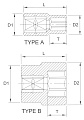 Головка торцевая 1" 12гр. 2"-1/8"