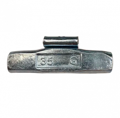 Грузик балансировочный для штампованных дисков (сталь "Fe"), 45 гр. (50шт/уп)