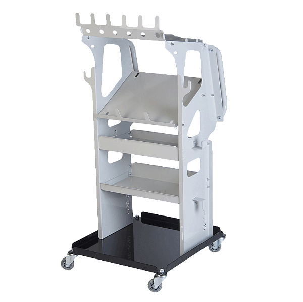 Диагностические стойки Тележка для диагноста, 4 полки в Новосибирске  Тележка для диагноста, 4 полки