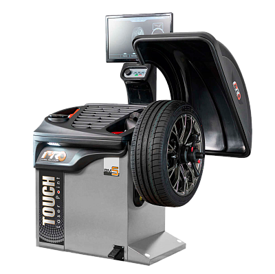 Балансировочный стенд iPRO, до 28", электронная измерительная линейка, 24’’ ЖК дисплей