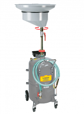 Установка для слива масла 90л. с подъемной ванной 15л.