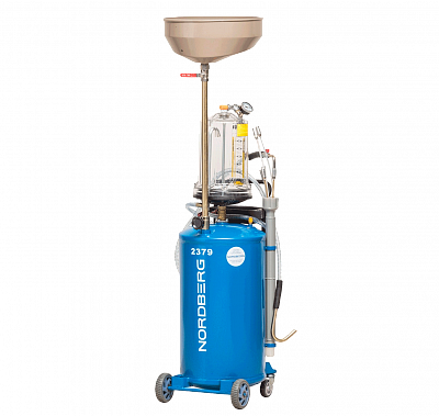 Установка для слива масла 65л. с подъемной ванной 16л., с щупами