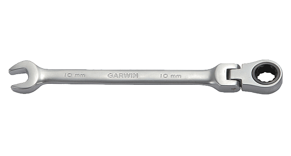 Ключ комбинированный трещоточный с шарниром 19 мм