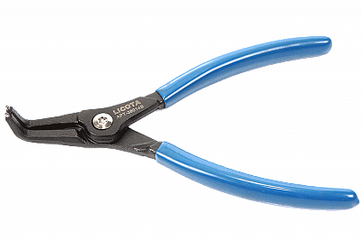 Съемник стопорных колец усиленный, разжим, загнутый 180 мм