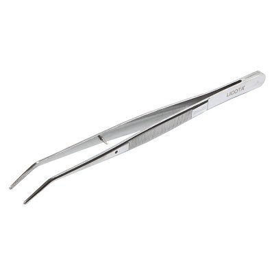 Пинцет изогнутый, рифленый 155 мм