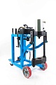 Съемник шкворней гидравлический 75т. на тележке