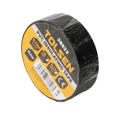 Изолента ПВХ. черная 19мм х 9,15 м