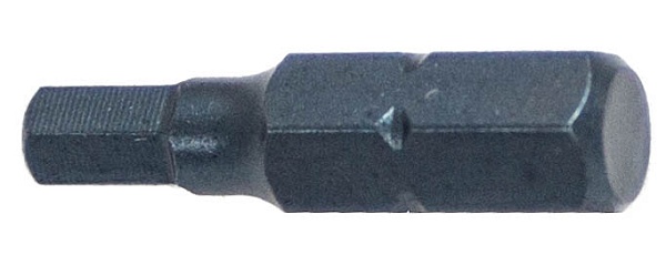Бита усиленная 1/4" шестигранная H2.5 25мм