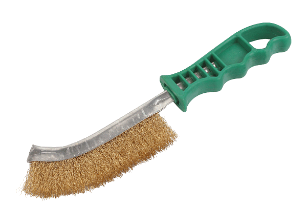 Щетка металлическая с пластиковой ручкой