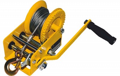 Лебедка ручная LRB 1600, г/п 725 кг, канат 10 м