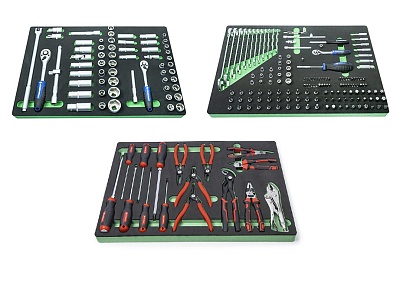 Комплект ложементов для тележки 233 предмета