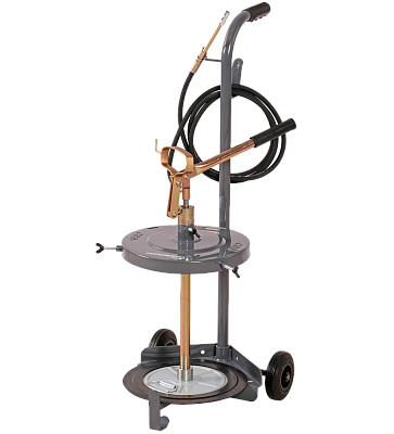 Установка ручная для раздачи густой смазки из бочек 20-60 л, с тележкой