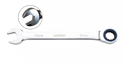 Ключ комбинированный трещоточный 100 зубьев 13 мм