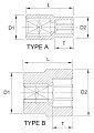 Головка торцевая 12гр. 3/4" 55мм
